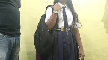 Indian school doll probes her sexiness with a gang of 18-year-olds