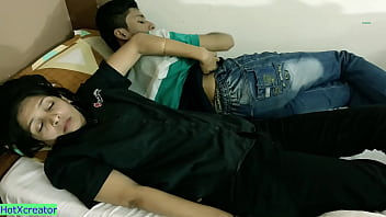 Desi stepbrother and super-fucking-hot Chinese gal engage in super sizzling bed-sharing session