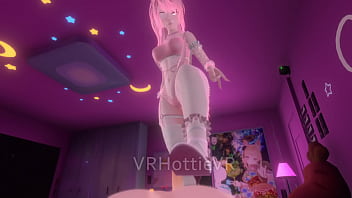 Point of view sole rubdown and lap dance in VRChat