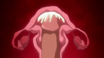 Young lady receives numerous gigantic geysers inwards her cock-squeezing holes in uncensored Anime porn