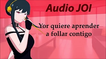 Spanish JOI: Yor's suggestive voice will make you want her