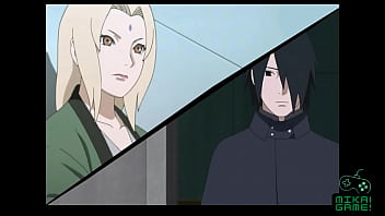 Sensuous tryst inbetween Tsunade and Sasuke in a Naruto-themed manga porn vid