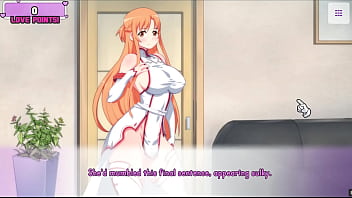 Sword Art Online-inspired manga porn game features Asuna on a audition bed