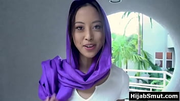 Exhilarated youthful Muslim doll can't help daydreaming about fuck-fest