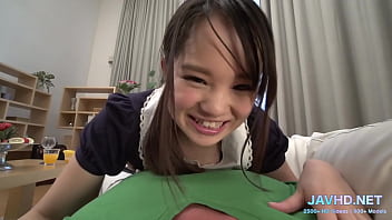 Super-cute Chinese teen's playful unexperienced movie