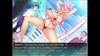 Elementia: The armored goddess and her hypnotic harassment in a anime porn game