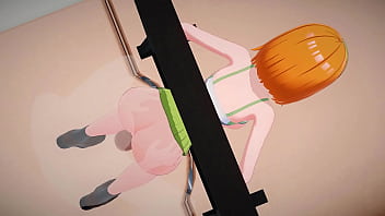 Yotsuba Nakano's shrieking fuck-a-thon in 3 dimensional Anime pornography